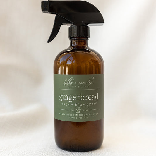 Gingerbread Linen + Room Spray