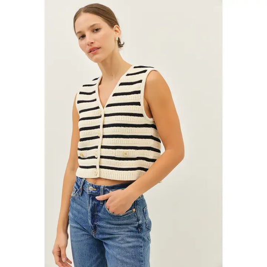 Stripe Vest
