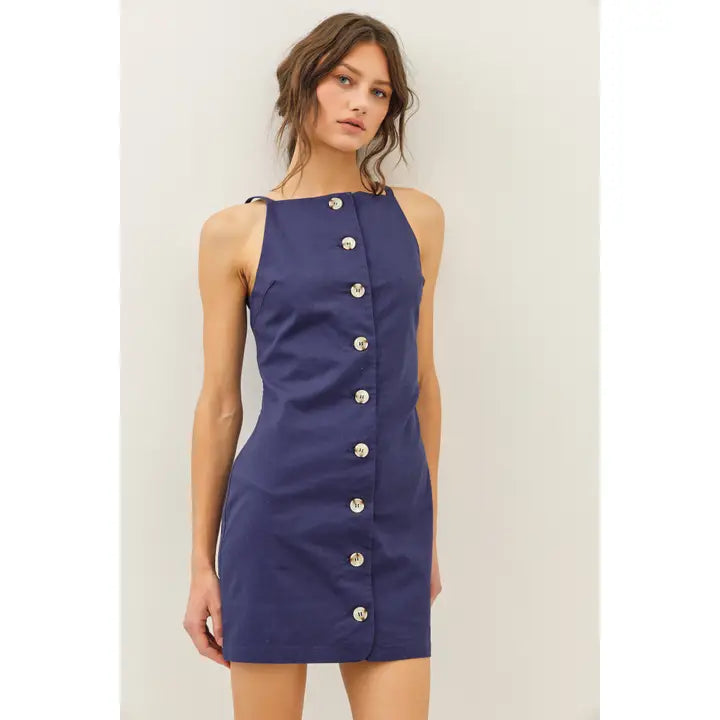 Midnight Navy Dress