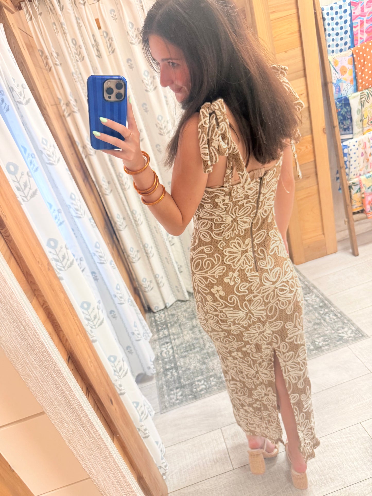 Crochet Embroidered Dress