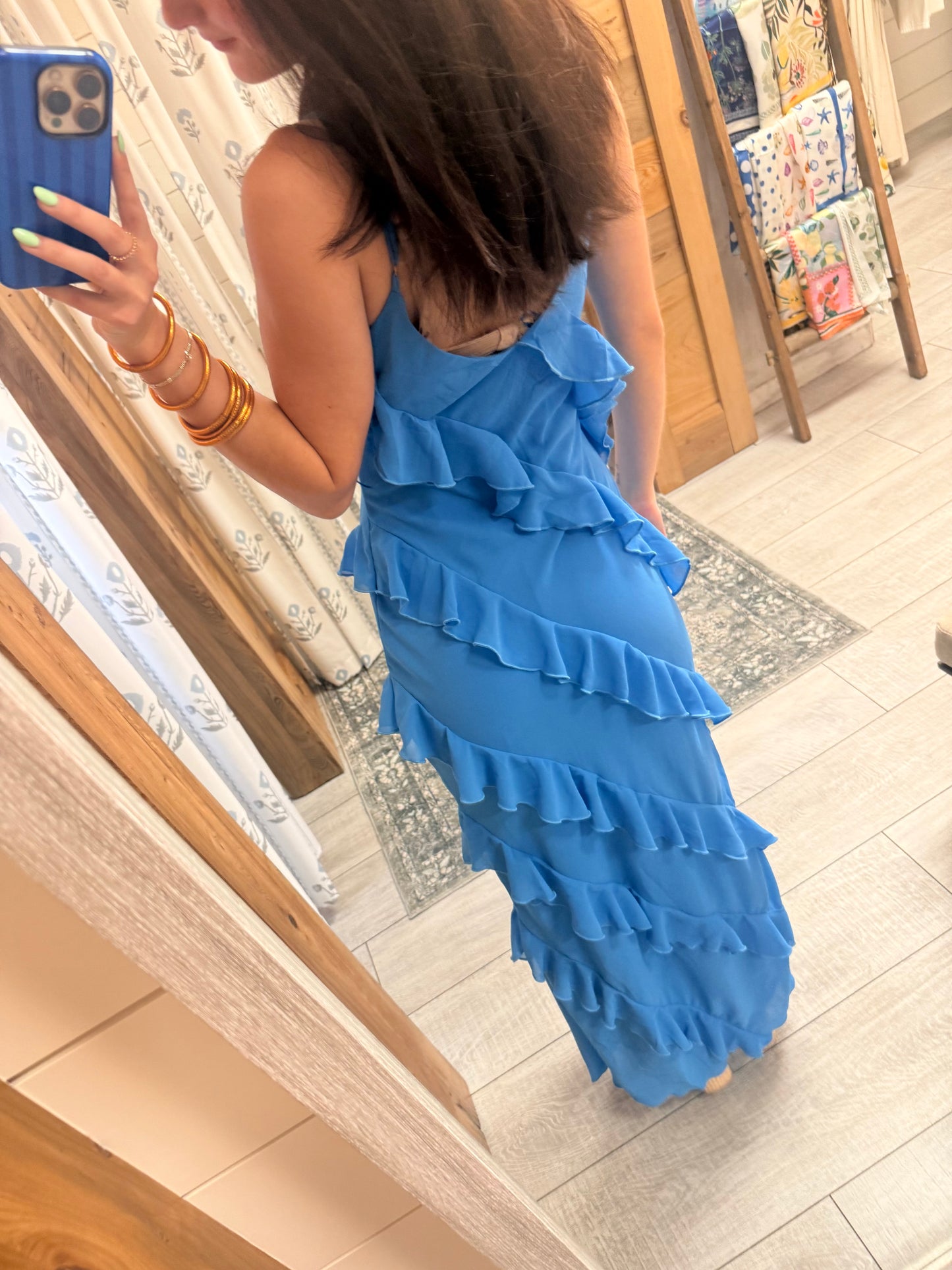 Tiered Ruffled Maxi Dress