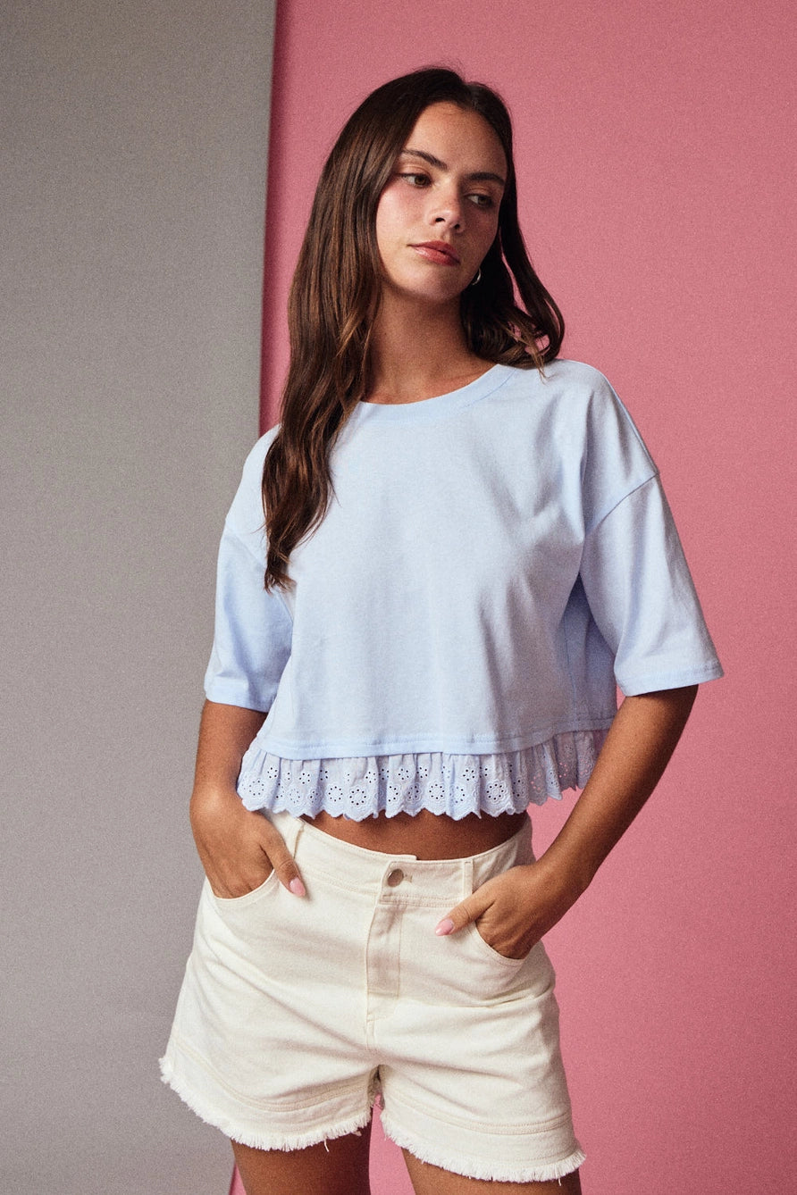 Light Blue Blouse