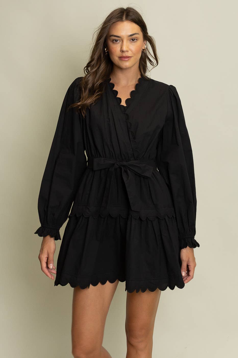 black scalloped dress Wrap Small Primary colour:Purple What Shoes to Wear travel maxi dress 98% Cotton