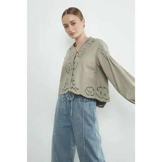 Olive Blouse