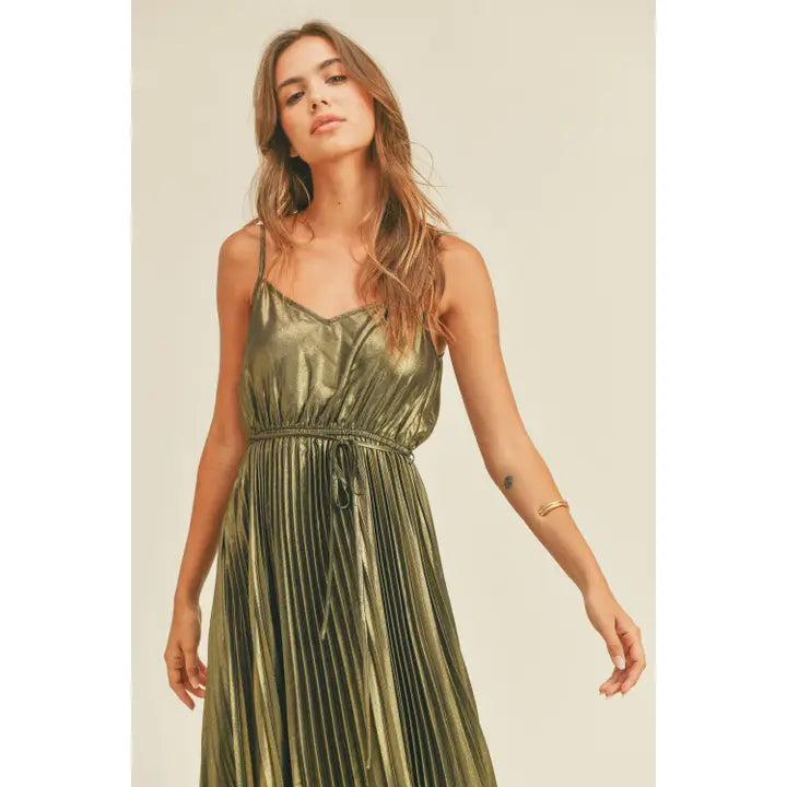 Gold Metalic Dress