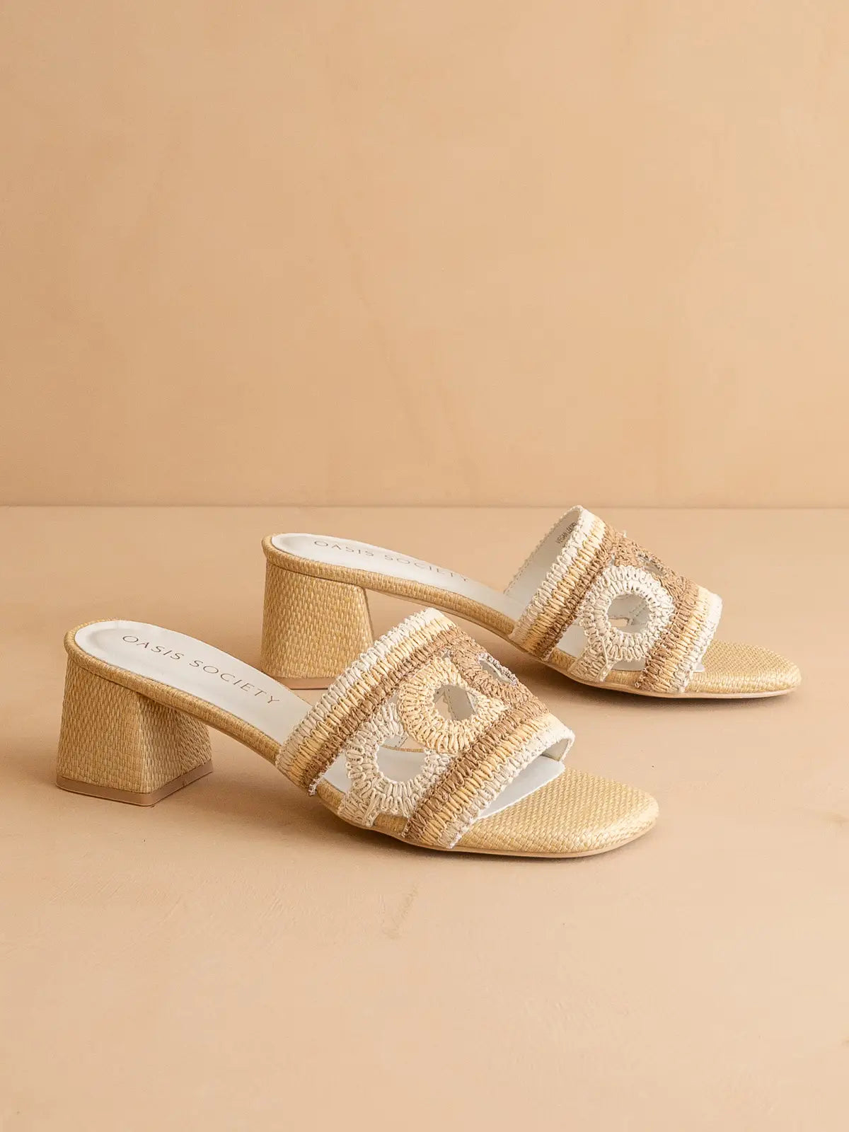 The Gia Raffia Mule
