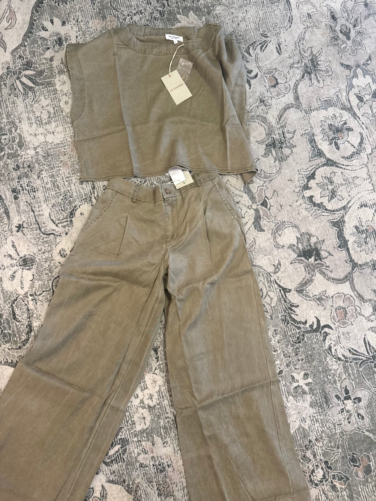 Just Go Olive Top