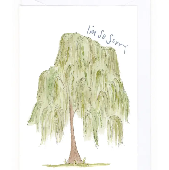 "Weeping Willow" Card