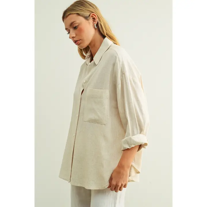 Button Front Long Sleeve Shirts
