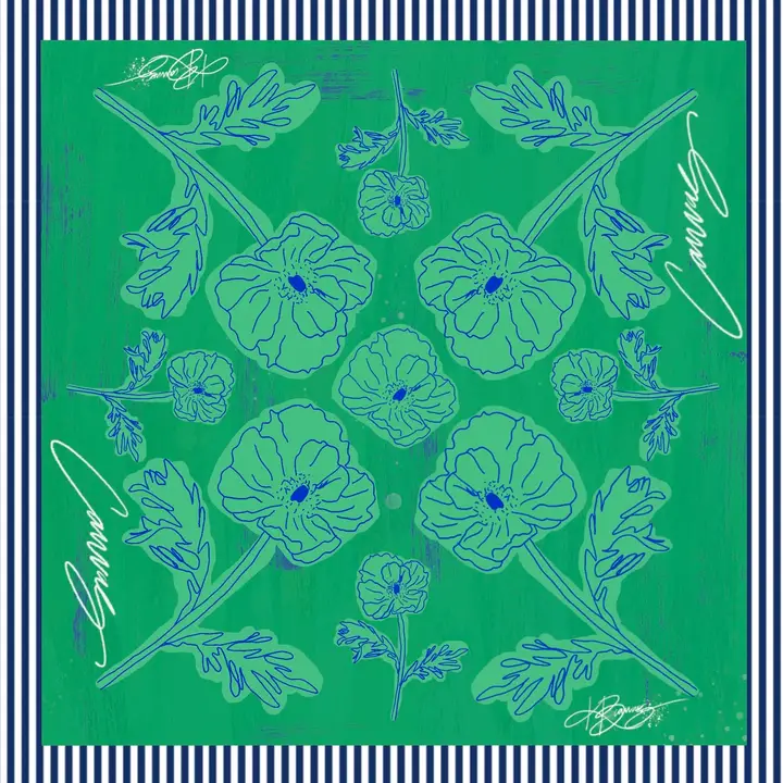 Flora Canvas Scarf
