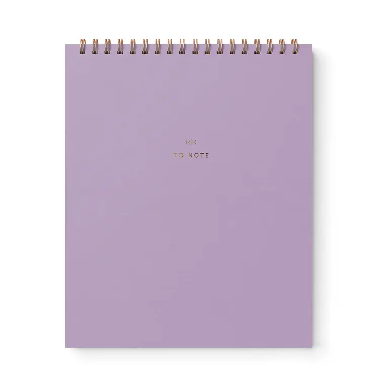 Lavender Lined Notebook