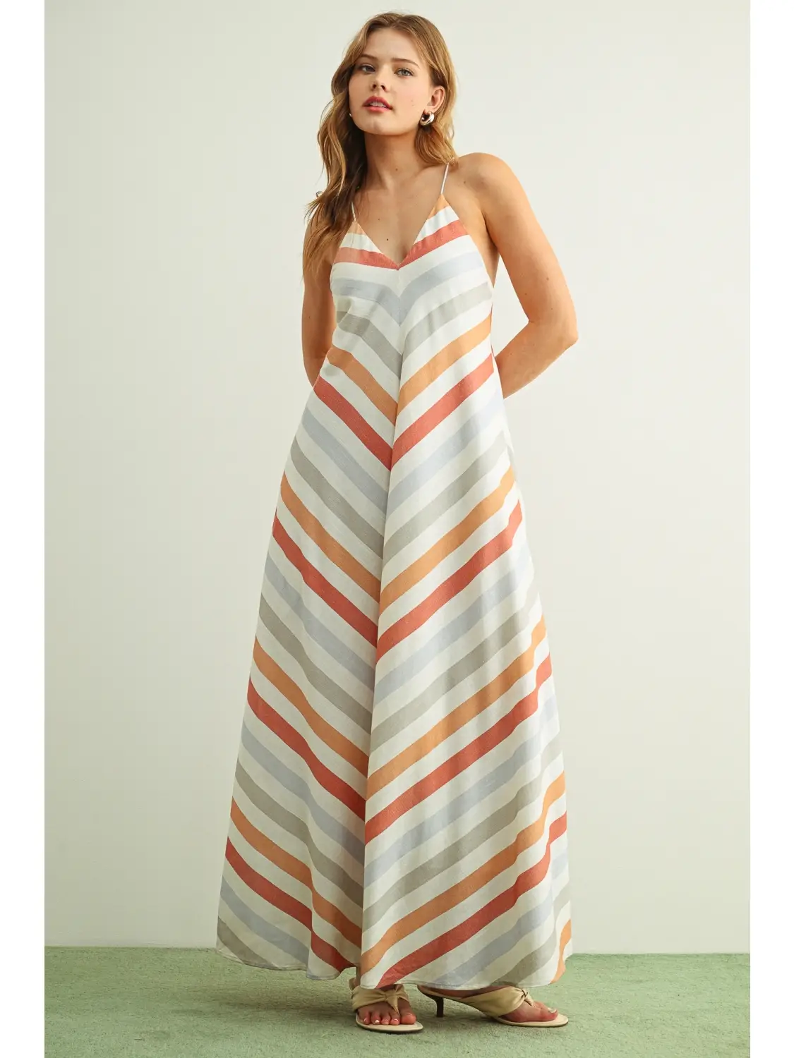 Multi Color Stripe Dress
