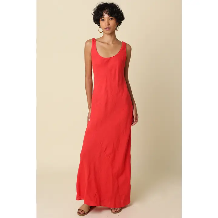 Jaime Linen Maxi Dres