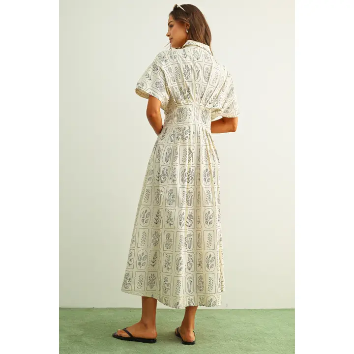 Garden Print Dress