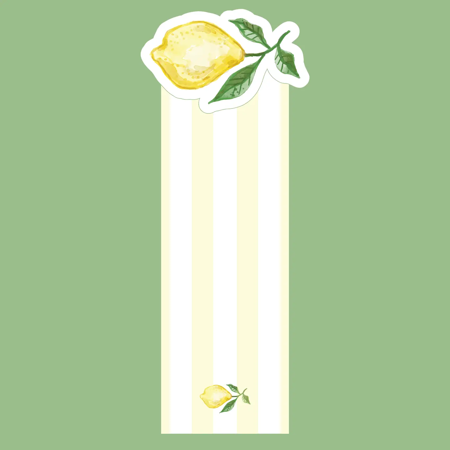 Lemon Skinny Notepad