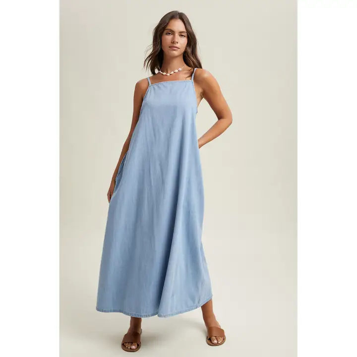 Denim Maxi Dress