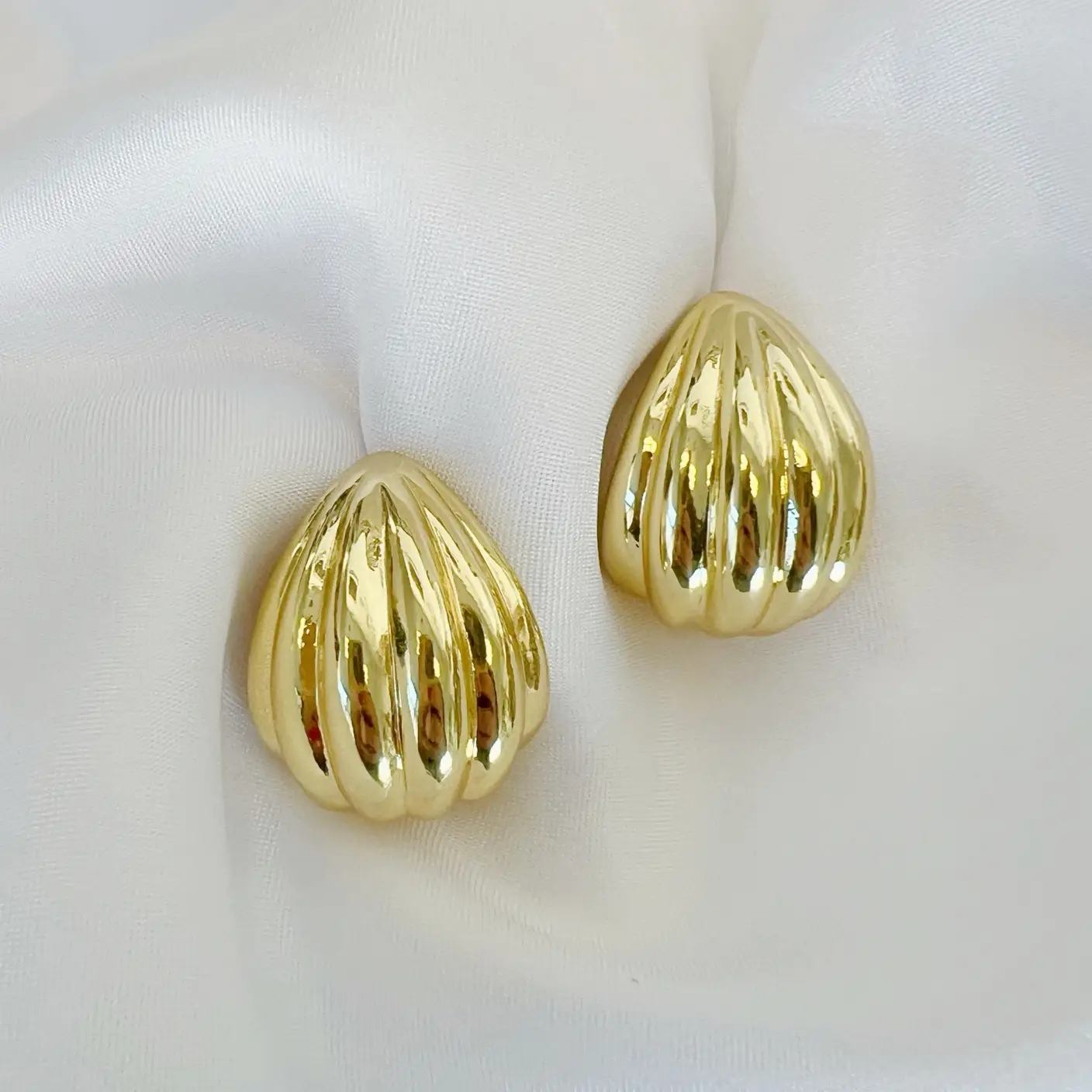Textured Statement Earrings