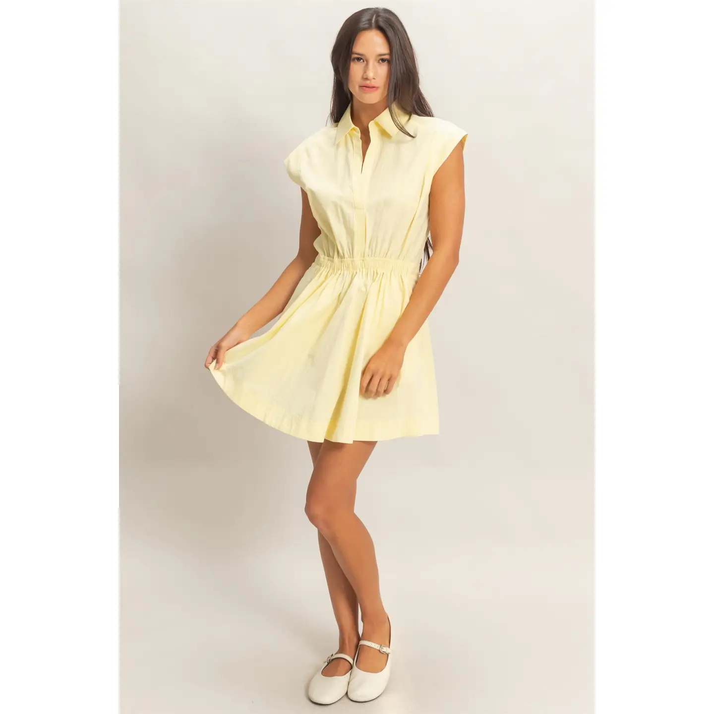 Sun Collared Mini Dress