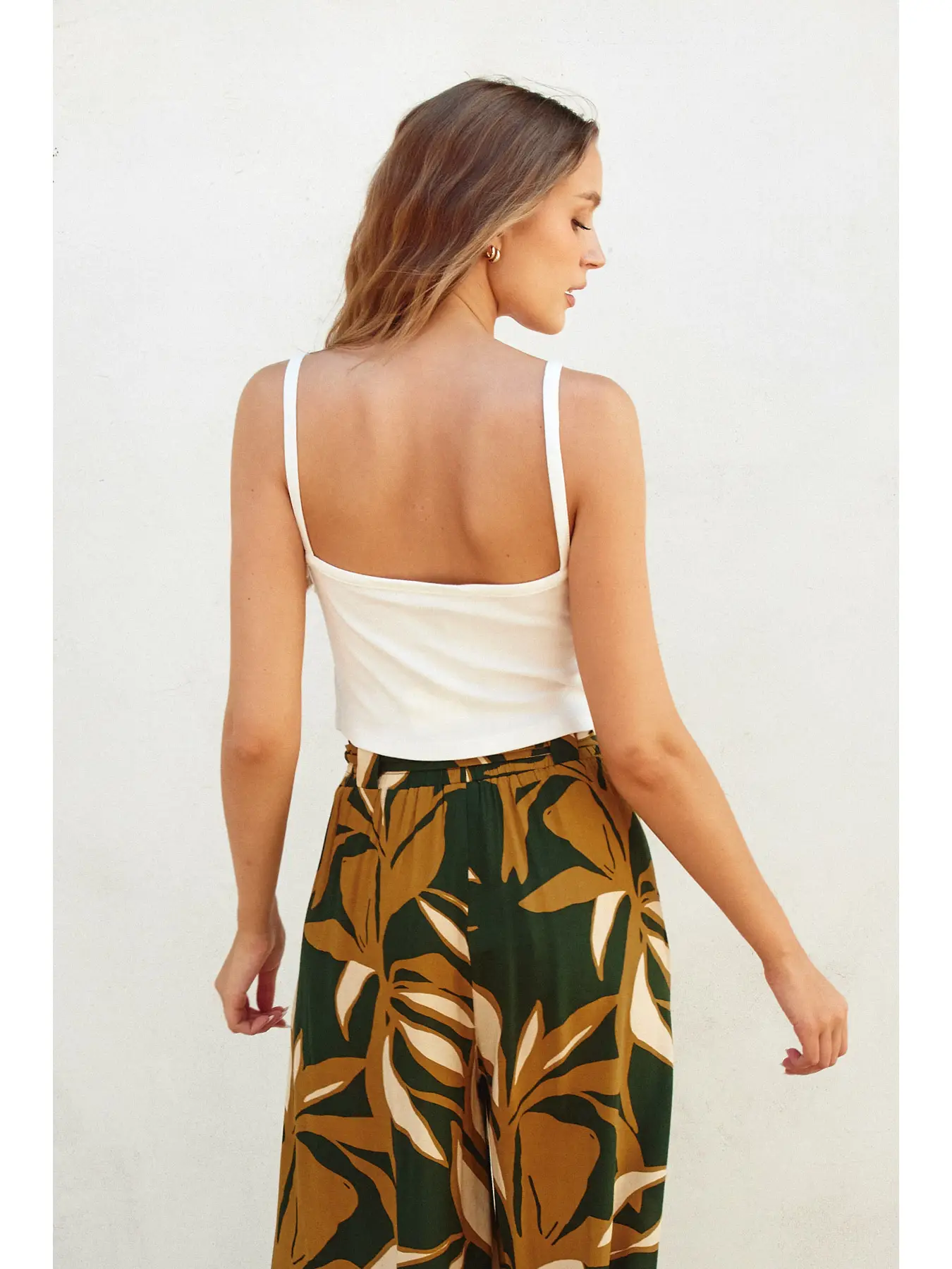 Button Closure Cami Top