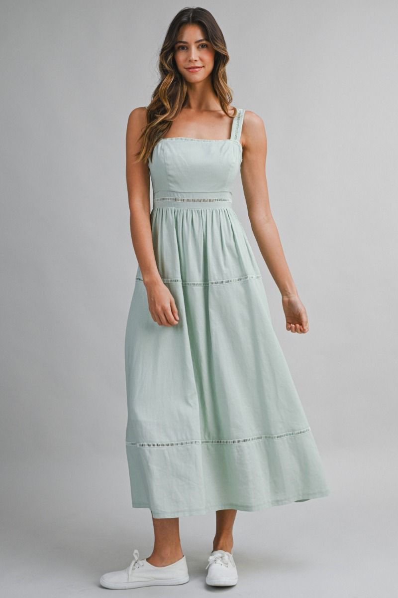 Mint Linen Dress
