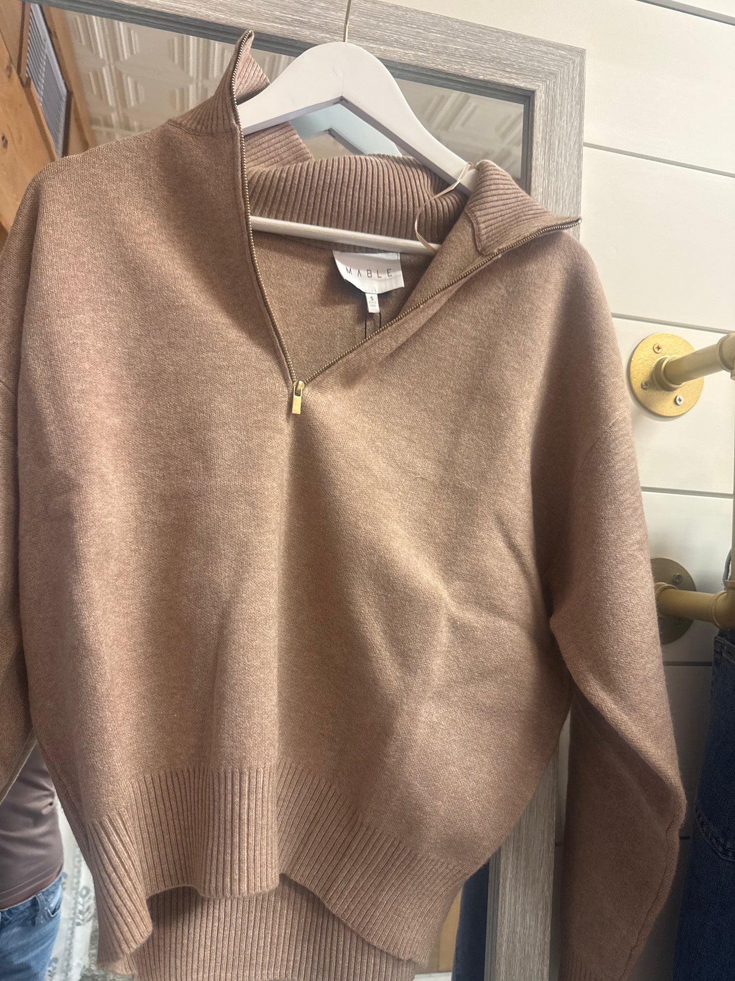 Mocha Quaterzip