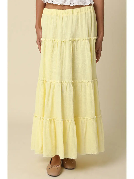 Butter Yellow Skirt