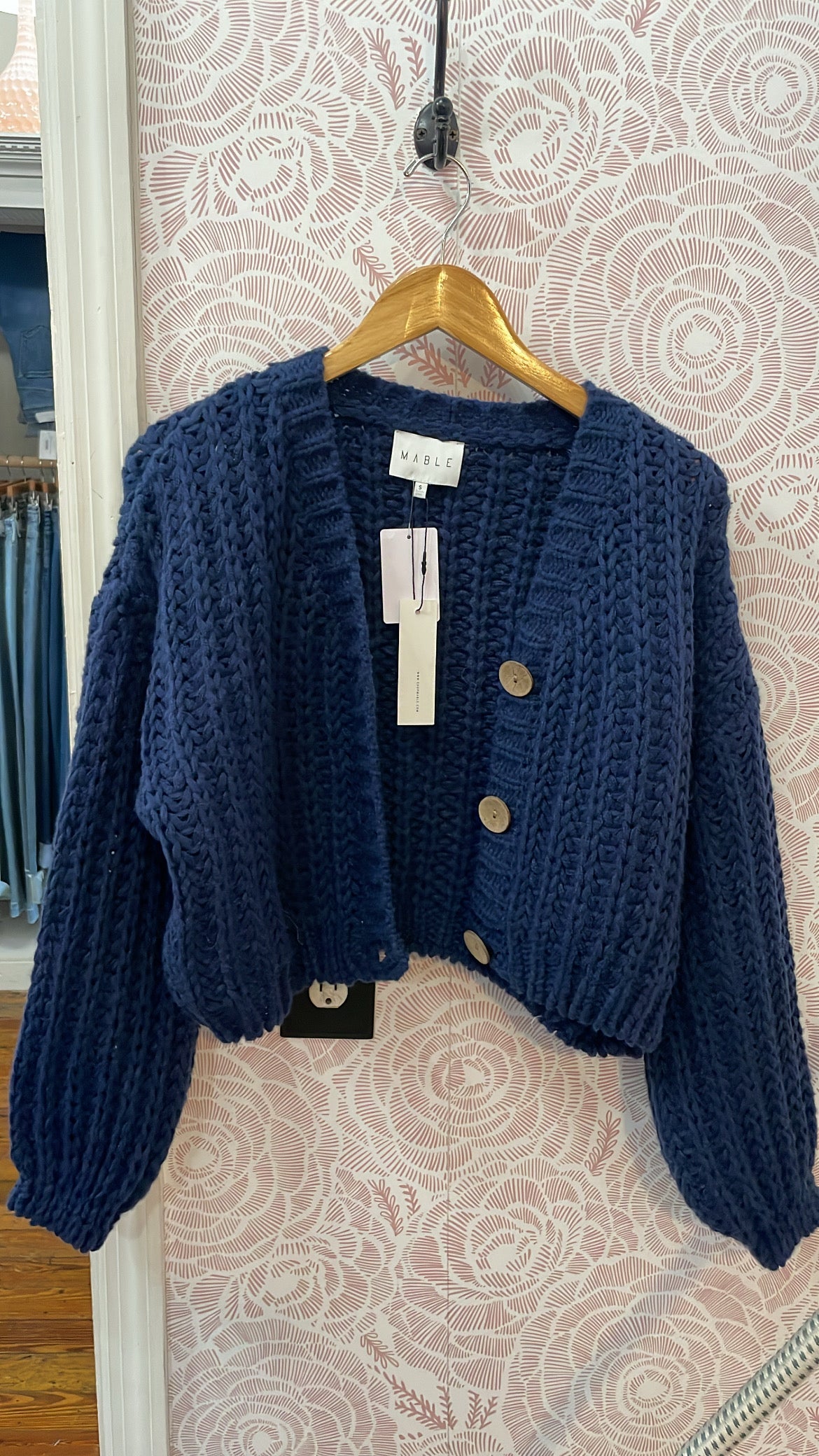 Navy Knit Sweater