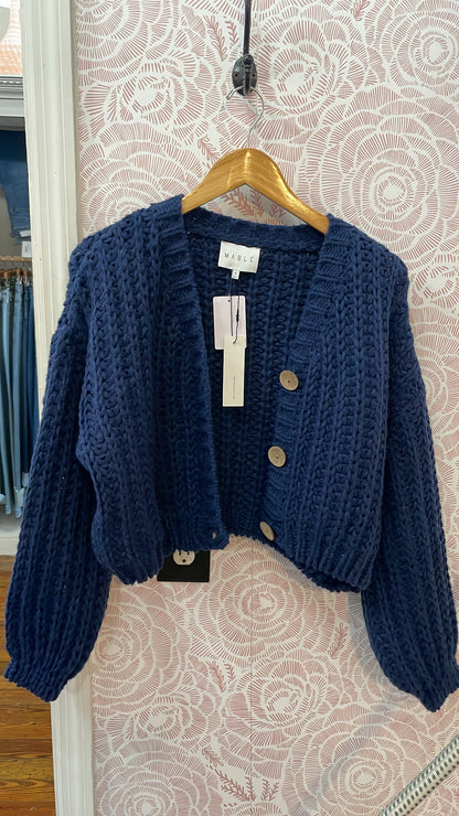 Navy Knit Sweater