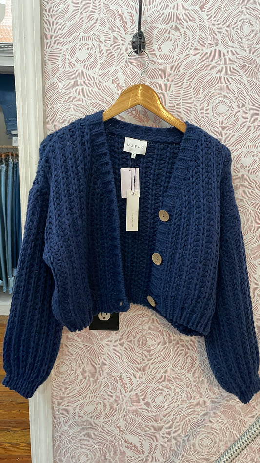 Navy Knit Sweater
