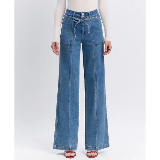 Olivia Tie Waistband Jeans