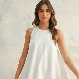 Sleeveless A Line Dress