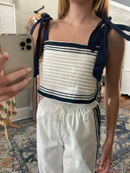 Chevron Top and Long Pants