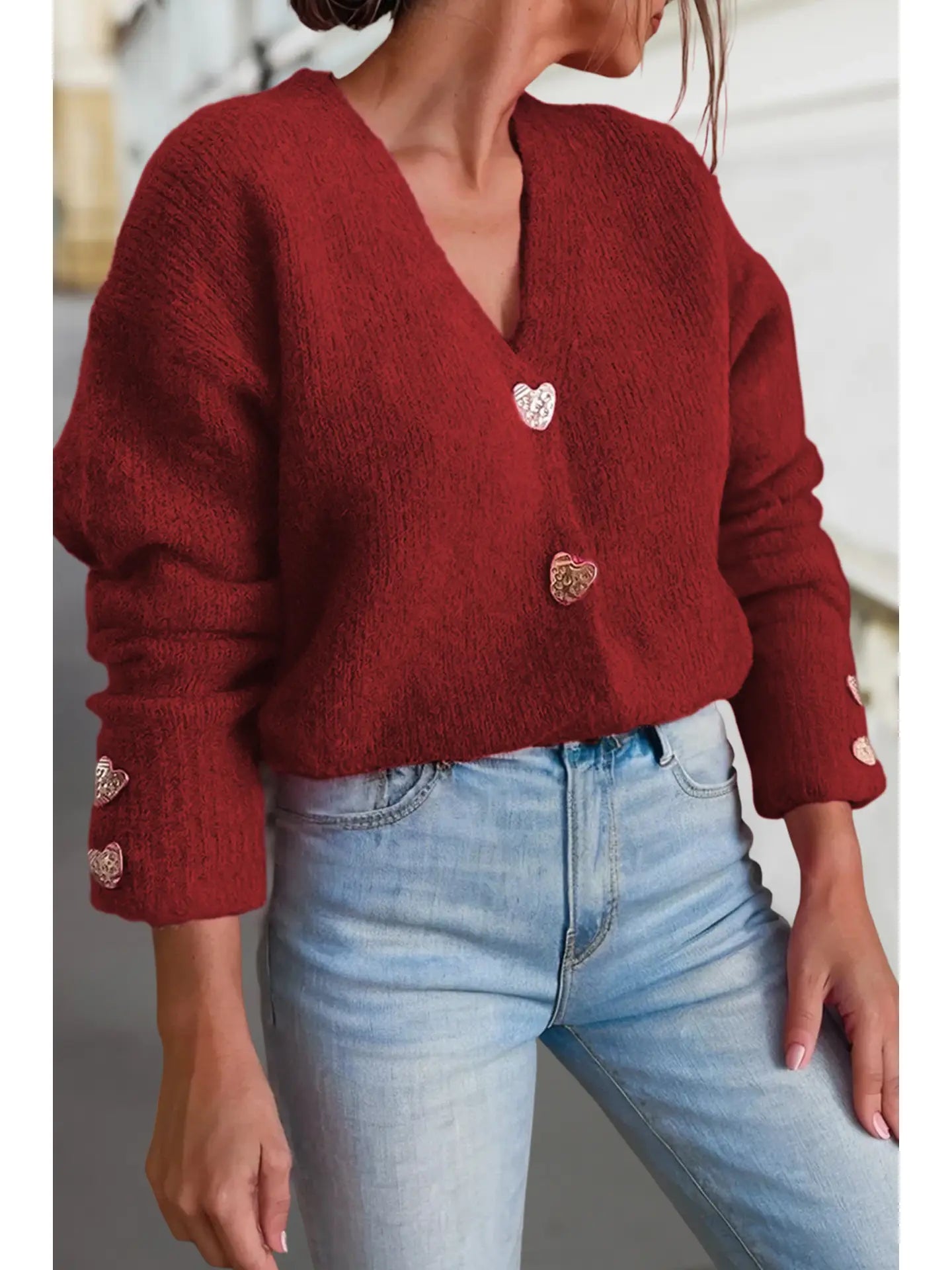 Red Heart Sweater