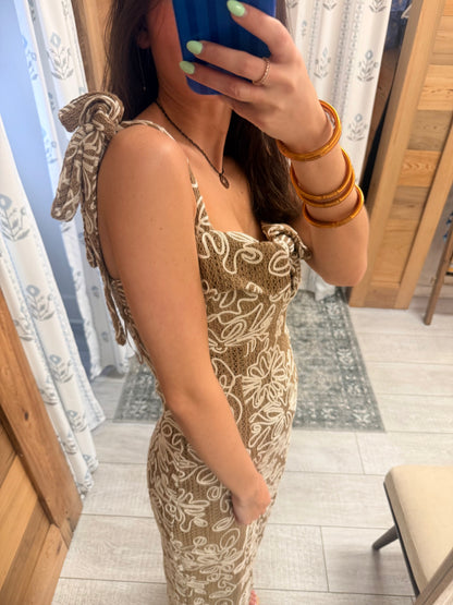 Crochet Embroidered Dress