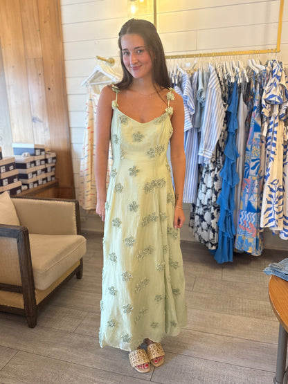 Ansley Shoulder Midi Dress