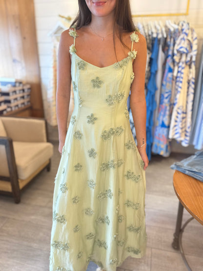 Ansley Shoulder Midi Dress