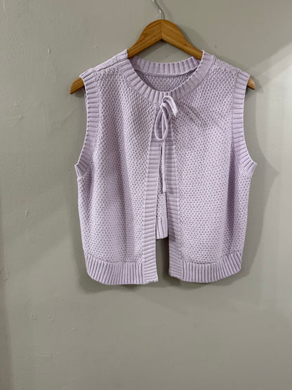 Lavender Knit Top