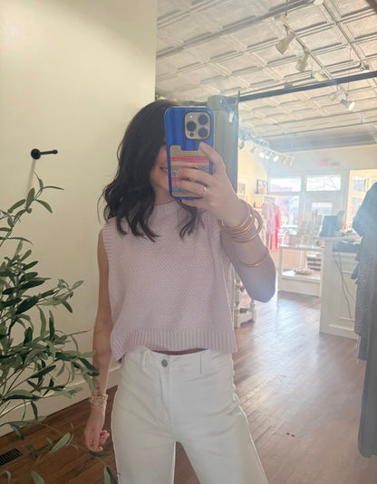 Lavender Knit Top