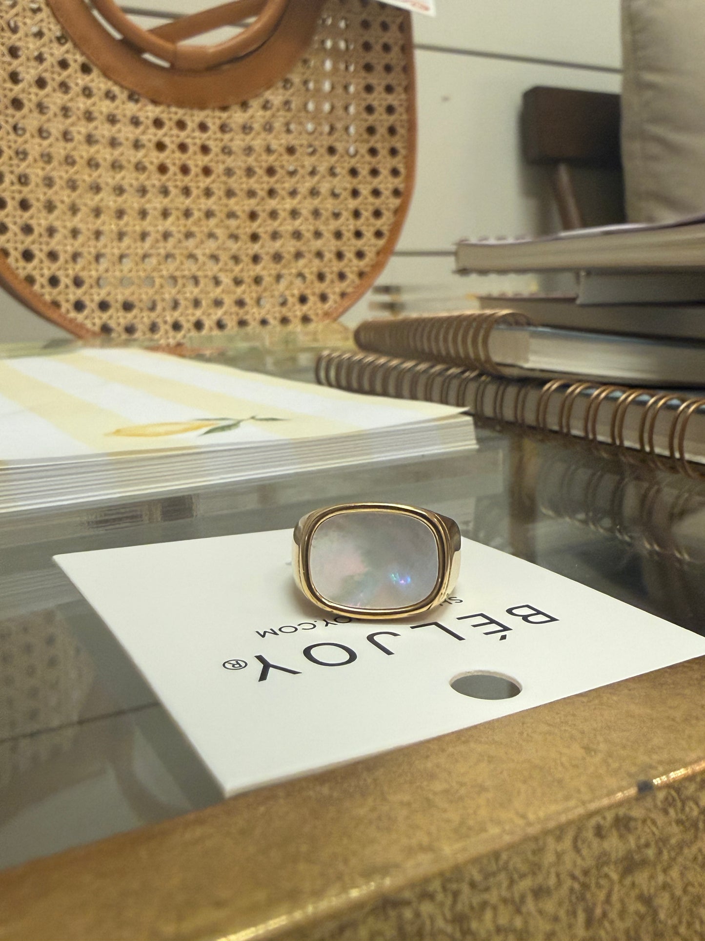 Rory Mother of Pearl Ring