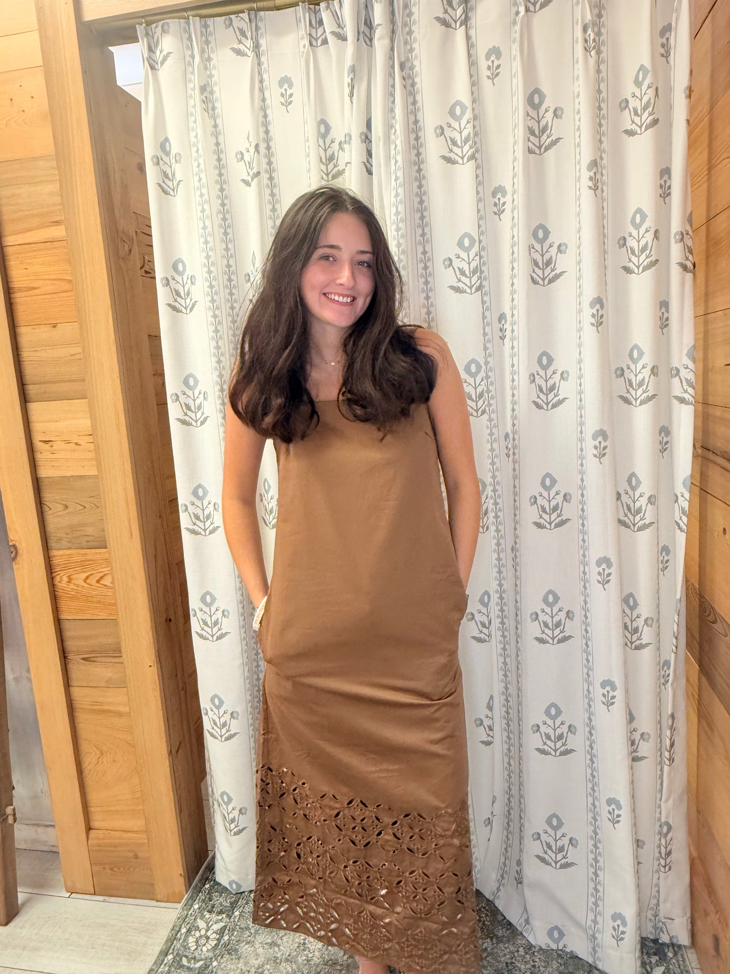 Broder Embroidery Dress