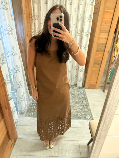 Broder Embroidery Dress