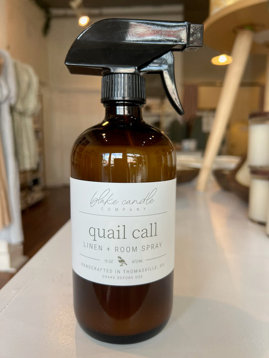 Quail Call Linen + Room Spray