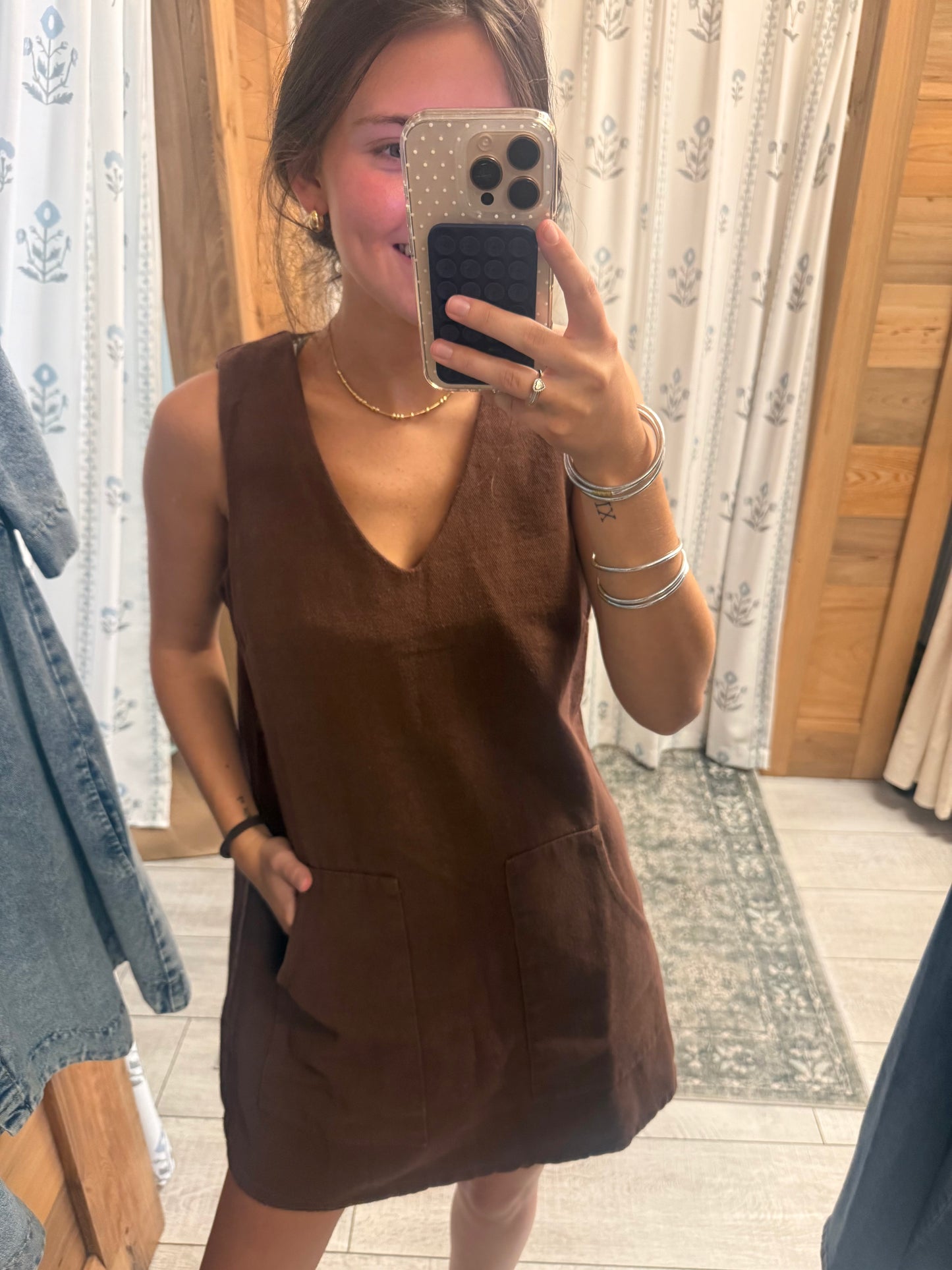 Chocolate Denim Dress