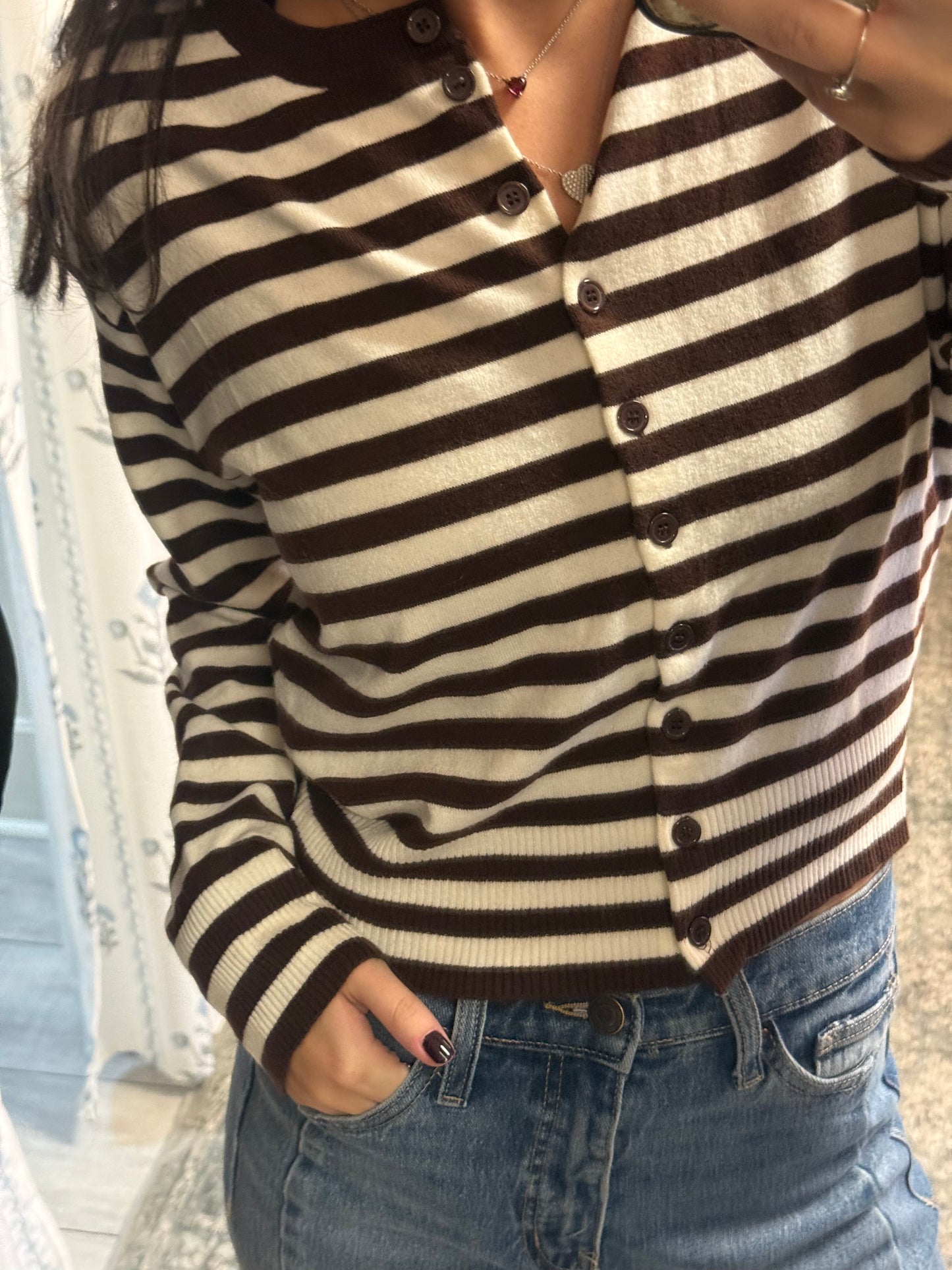 Stripe Comfort Cardigan