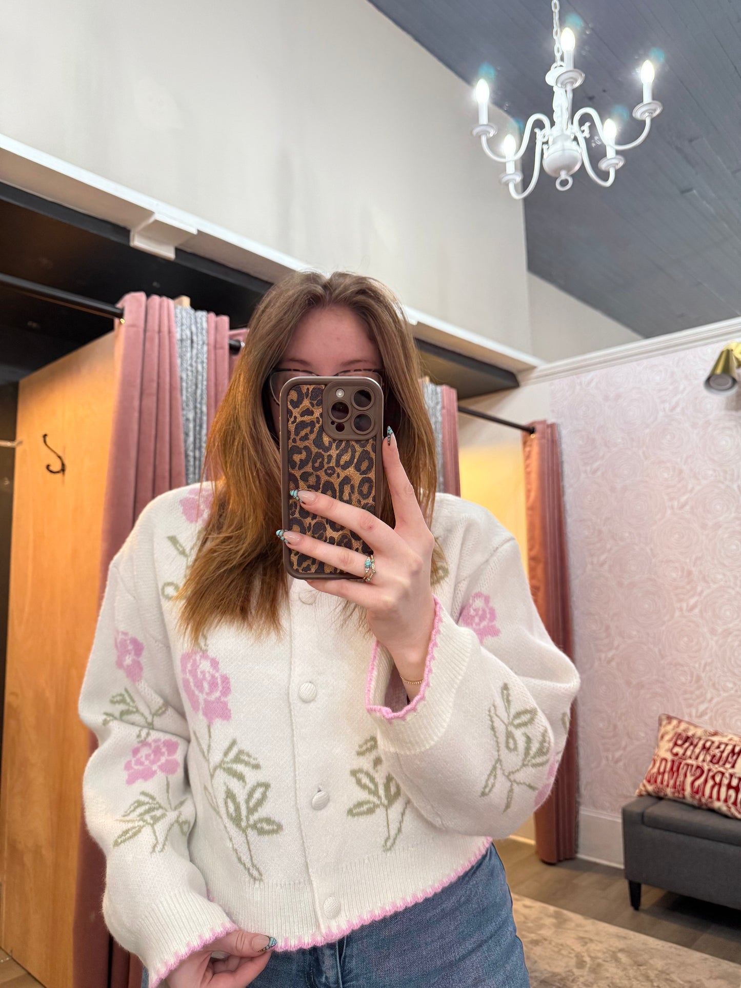 Pink Floral Jacket