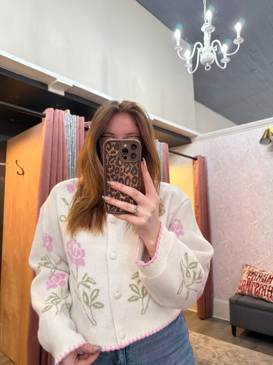 Pink Floral Jacket