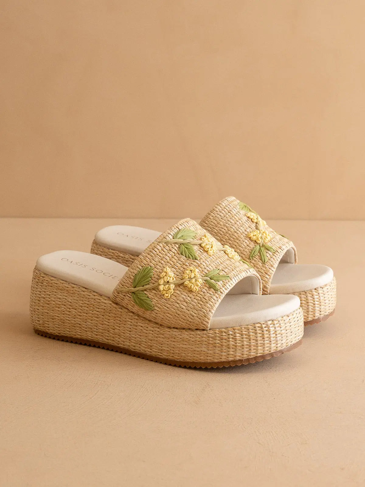 The Taniya Embroidered Platform