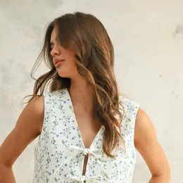 Floral Print Vest