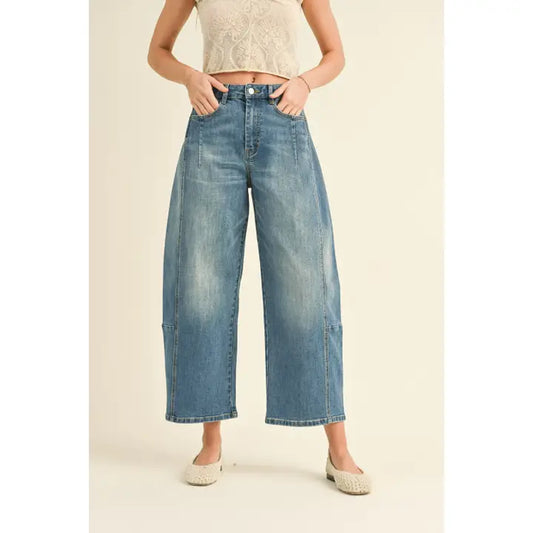 LOOSE FIT DENIM PANTS | ICE DENIM