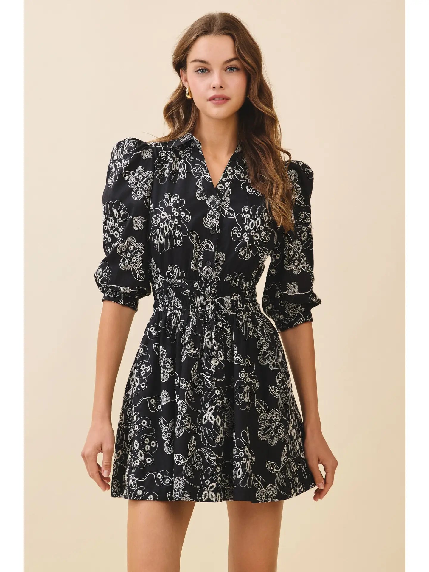Black Floral Dress